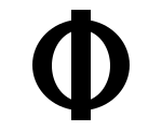 Graphie angulaire de la lettre Fert.