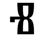 Graphie angulaire de la lettre Ery.