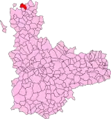 Localisation de Monasterio de Vega