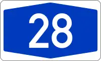 Logo de la Bundesautobahn.