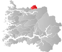 Localisation de Hornindal