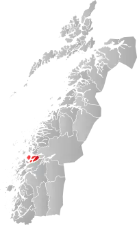 Localisation de Nesna