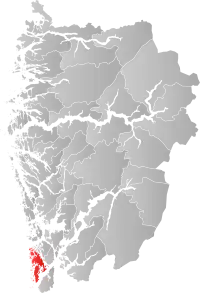 Localisation de Bømlo