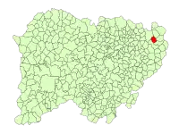 Localisation de Poveda de las Cintas