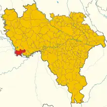 Localisation de Frascarolo