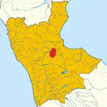 Localisation de San Demetrio Corone