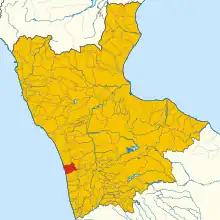 Localisation de San Lucido
