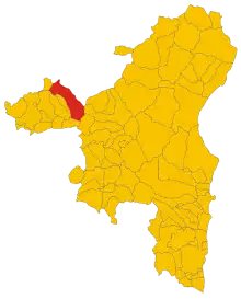 Localisation de Bolotana