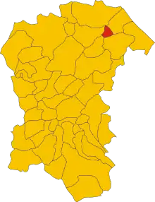 Localisation de Cappelle sul Tavo