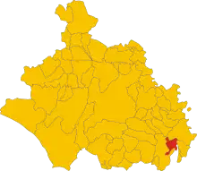 Localisation de Castel Sant'Elia