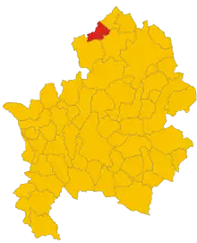 Localisation de Castel del Giudice