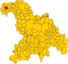 Localisation de Cerrina Monferrato
