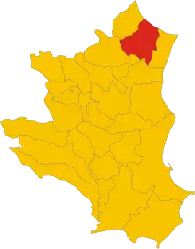 Localisation de Cirò