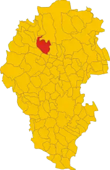 Localisation de Cogollo del Cengio
