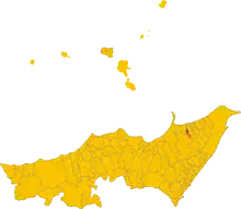 Localisation de Condrò