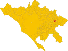 Localisation de Gerano