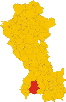 Localisation de Lauria