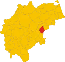 Localisation de Loro Piceno