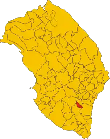 Localisation de Miggiano