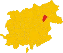 Localisation de Molinara