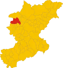 Localisation de Rocca Pietore