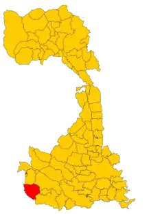 Localisation de Saluggia