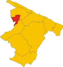 Localisation de San Ferdinando di Puglia