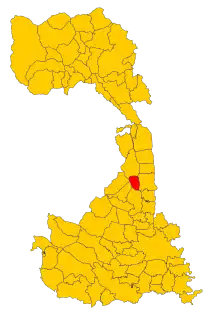 Localisation de San Giacomo Vercellese