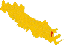 Localisation de San Giovanni in Croce