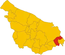 Localisation de San Pietro Vernotico