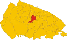 Localisation de Sannicandro di Bari