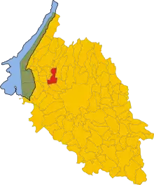 Localisation de Sant'Ambrogio di Valpolicella