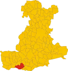 Localisation de Sant'Urbano
