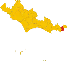 Localisation de Santi Cosma e Damiano