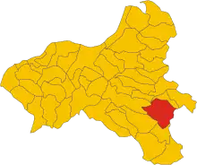 Localisation de Serra San Bruno