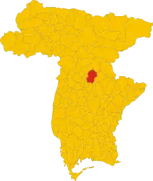 Localisation de Tarcento