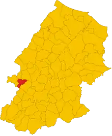 Localisation de Torella del Sannio