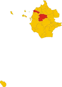 Localisation de Trapani