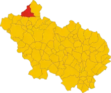 Localisation de Trevi nel Lazio