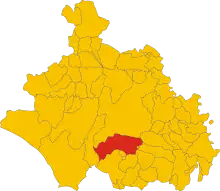 Localisation de Vetralla