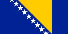Drapeau de la Bosnie-Herzégovine