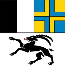 Les couleurs cantonales sont le noir, le blanc et le bleuUsage des drapeaux,étendards et fanions (Règlement sur les drapeaux) - Règlement 51.340 f, Armée suisse, p.&nbsp;69, consulté le 26 juillet 2017