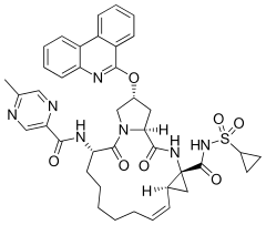 Image illustrative de l’article Paritaprévir