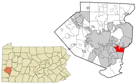Localisation de North Versailles Township