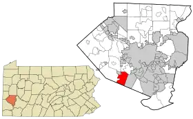 Localisation de Upper St. Clair Township