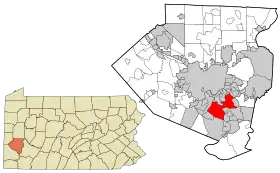 Localisation de West Mifflin