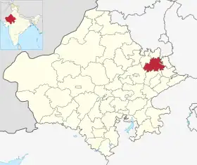 Localisation de District d'Âlwâr