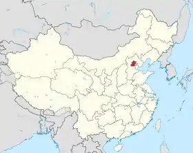 Localisation de Pékin
