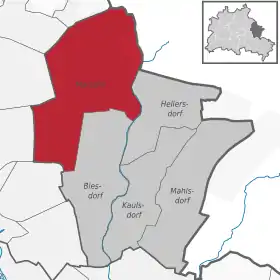 Localisation de Berlin-Marzahn