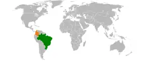 Colombie et Brésil
